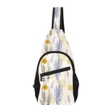 Lavender modern pattern blackground All Over Print Chest Bag