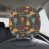 electric guitars pattern Car Headrest Cover