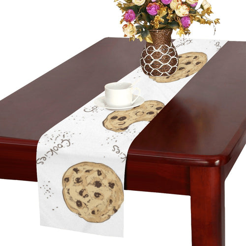 Sketch style cookie pattern Table Runner