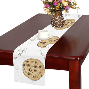 Sketch style cookie pattern Table Runner