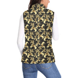 Goldfish Pattern Print Design 01 Women's Padded Vest