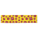 Dice Pattern Print Design 04 Table Runner