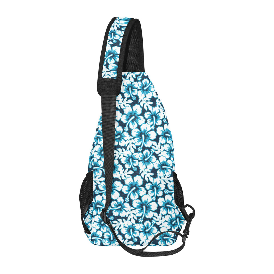 Hibiscus Pattern Print Design 04 All Over Print Chest Bag