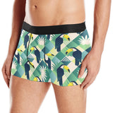 Toucan tropical leaves design pattern Men's All Over Print Boxer Briefs Men's Underwear