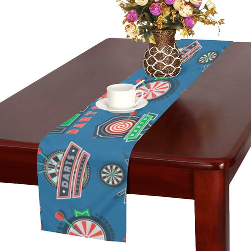 Darts Pattern Print Design 02 Table Runner
