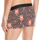 fox leaves mushroom pattern Men's All Over Print Boxer Briefs Men's Underwear