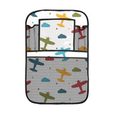 Airplane star cloud colorful Car Seat Back Organizer