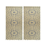 arabic star gold pattern Gauze Curtain