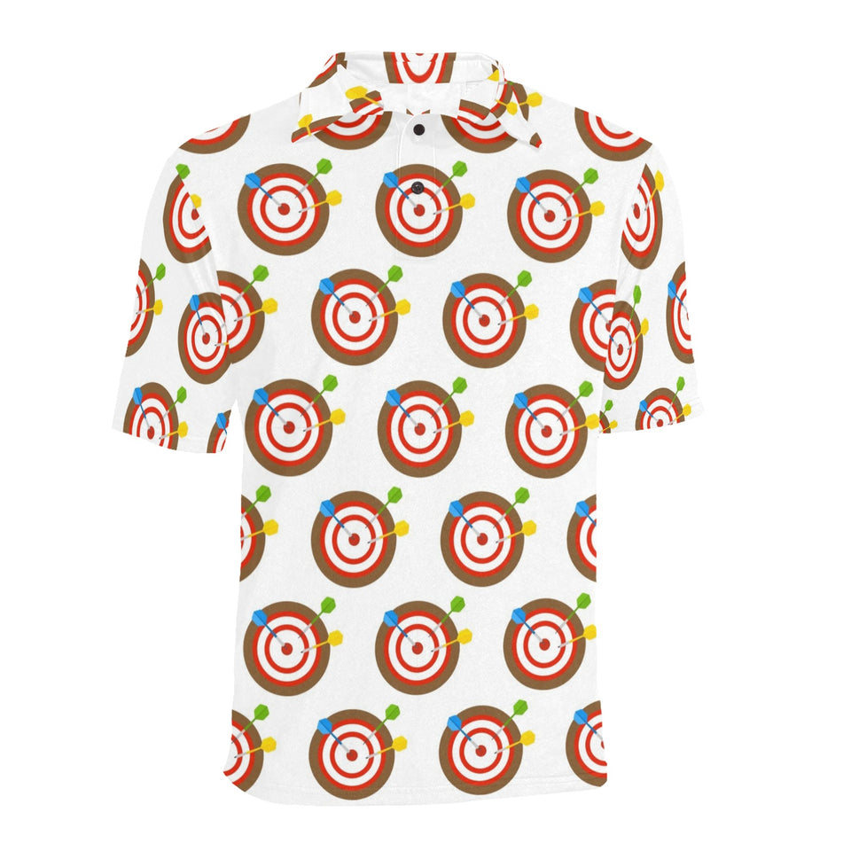Darts Pattern Print Design 04 Men's All Over Print Polo Shirt