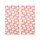 Fried Eggs Pattern Print Design 03 Gauze Curtain