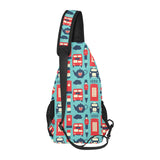 British Pattern Print Design 04 All Over Print Chest Bag