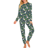 Pelican Pattern Print Design 05 Women's All Over Print Pajama Set