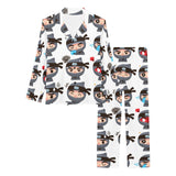 Cute ninja design pattern Women's Long Pajama Set