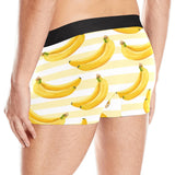 Banana pattern blackground Men's All Over Print Boxer Briefs Men's Underwear