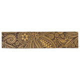 cacao beans tribal polynesian pattern background Table Runner