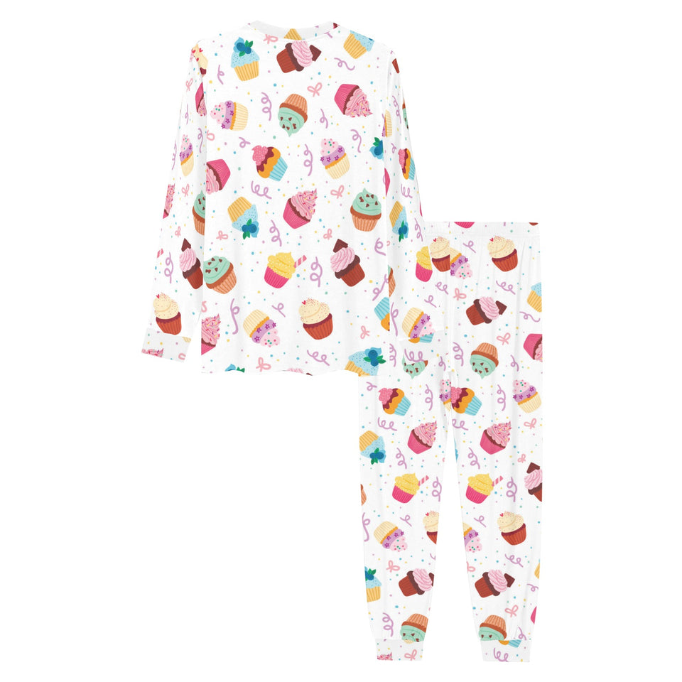 Cake cupcake design pattern Men's All Over Print Pajama
