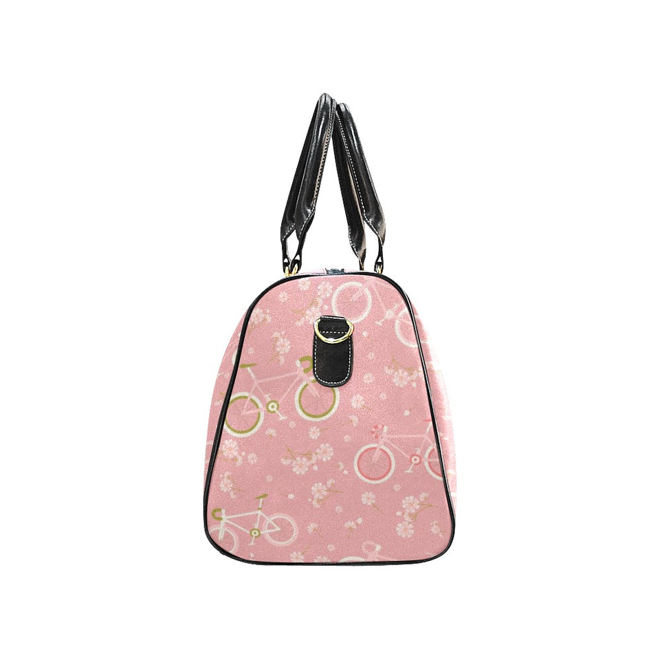 Bicycle Pattern Print Design 02 Travel Bag