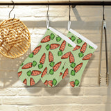 Carrot Pattern Print Design 05 Heat Resistant Oven Mitts