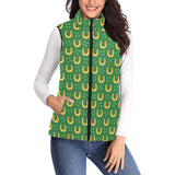Horseshoes Pattern Print Design 05 Women's Padded Vest