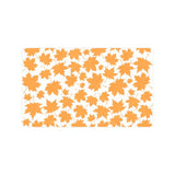 Orange Maple Leaf pattern Doormat
