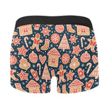 Christmas gingerbread cookie pattern Men's All Over Print Boxer Briefs Men's Underwear