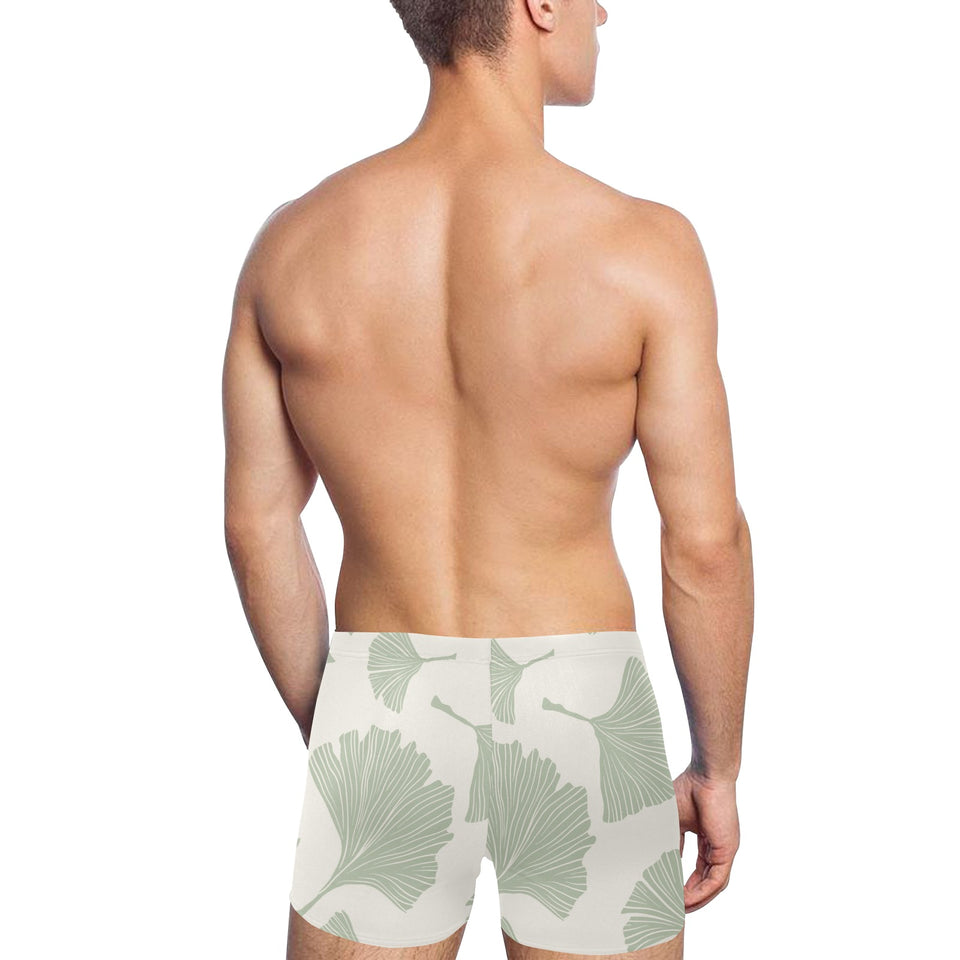 Ginkgo leaves pattern Men's Swimming Trunks