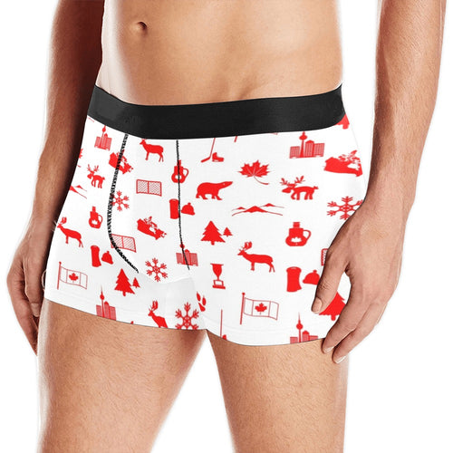 Canada Pattern Print Design 04 Men's All Over Print Boxer Briefs Men's Underwear