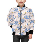 Cute peacock pattern Kids' Boys' Girls' Bomber Jacket