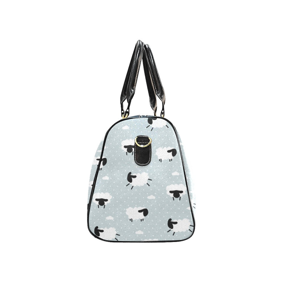 Sheep polka dot cloud pattern Travel Bag