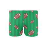 American football ball field background Men's Swimming Trunks