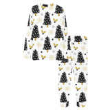 Christmas tree holly snow star pattern Women's All Over Print Pajama Set