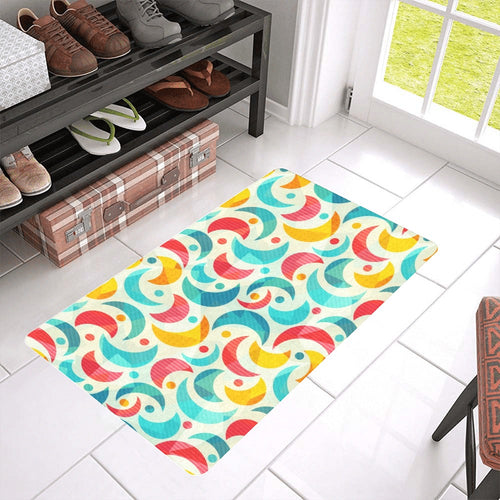 Colorful moon pattern Doormat