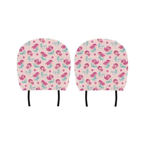 Cute little mermaid pattern Car Headrest Cover