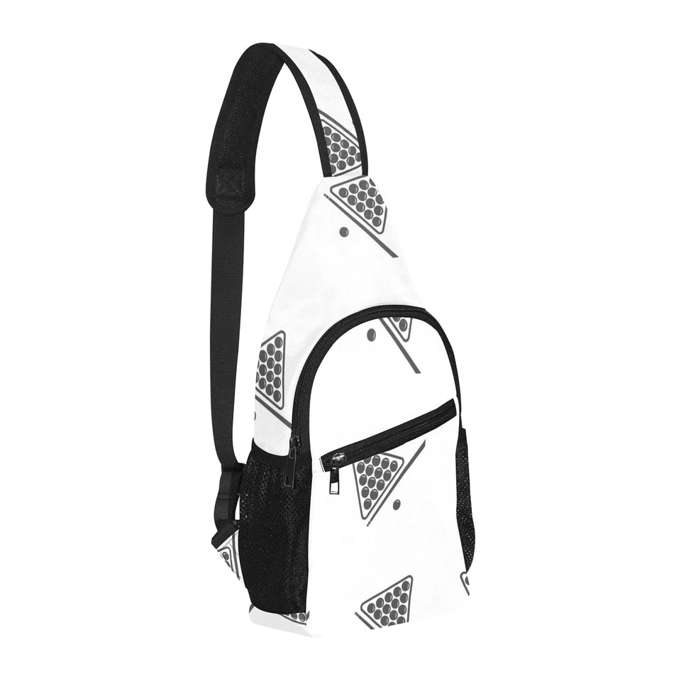 Billiard Ball Pattern Print Design 03 All Over Print Chest Bag
