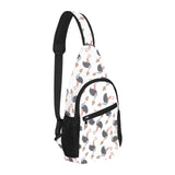 Ostrich Pattern Print Design 02 All Over Print Chest Bag