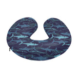 Shark pattern U-Shaped Travel Neck Pillow