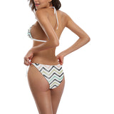 zigzag  chevron paint pattern Sexy Bikinis Two-Piece Swimsuits