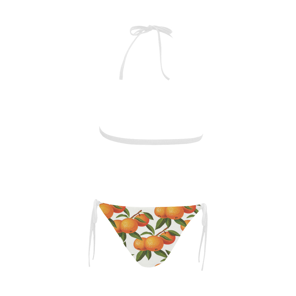 Oranges pattern background Sexy Bikinis Two-Piece Swimsuits