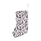 Greyhound Pattern Print Design 02 Christmas Stocking