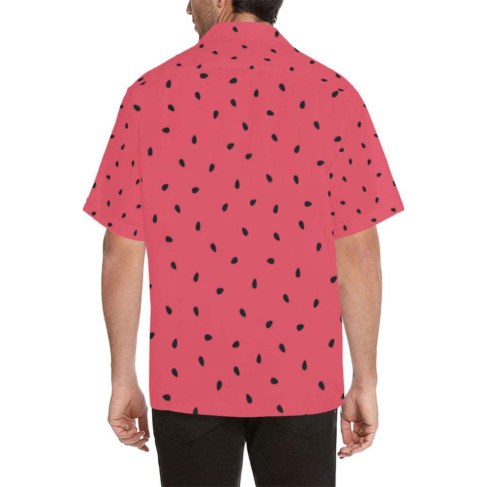 watermelon texture background Men's All Over Print Hawaiian Shirt
