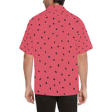 watermelon texture background Men's All Over Print Hawaiian Shirt