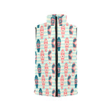 Surfboard Pattern Print Design 02 Men's Padded Vest