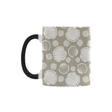 Scallop shell pattern Morphing Mug Heat Changing Mug