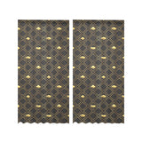 Casino Cards Suits Pattern Print Design 01 Gauze Curtain