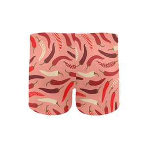 Beautiful Chili peppers pattern Men's Swimming Trunks