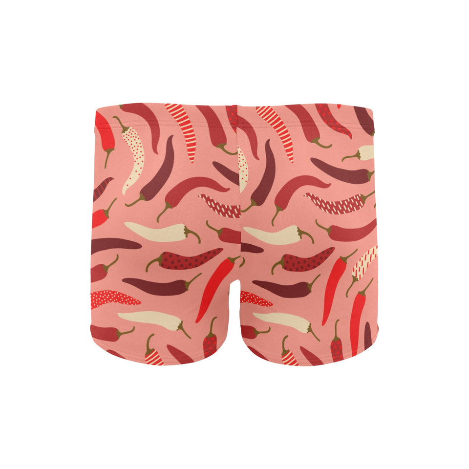 Beautiful Chili peppers pattern Men's Swimming Trunks