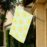 slice of lemon pattern House Flag Garden Flag