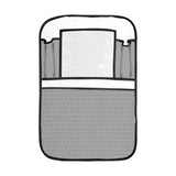 arabic white pattern Car Seat Back Organizer