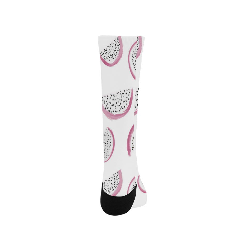 dragon fruit pattern Crew Socks