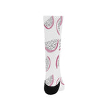 dragon fruit pattern Crew Socks